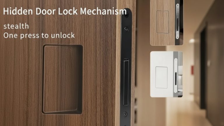 Hidden Door Lock Mechanism