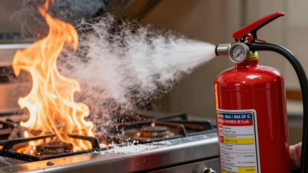 How do Dry Chemical Extinguishers Suppress Fires?