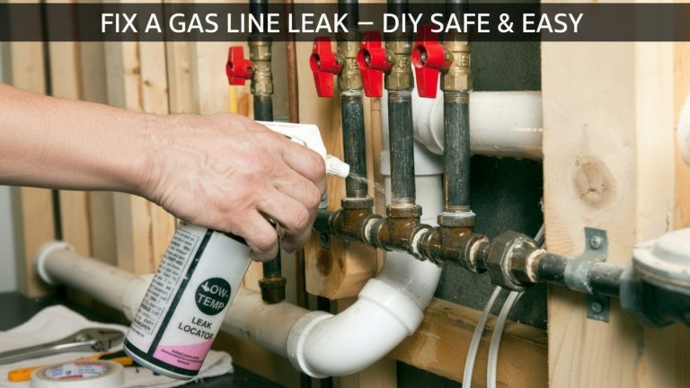 How to Fix a Gas Line Leak