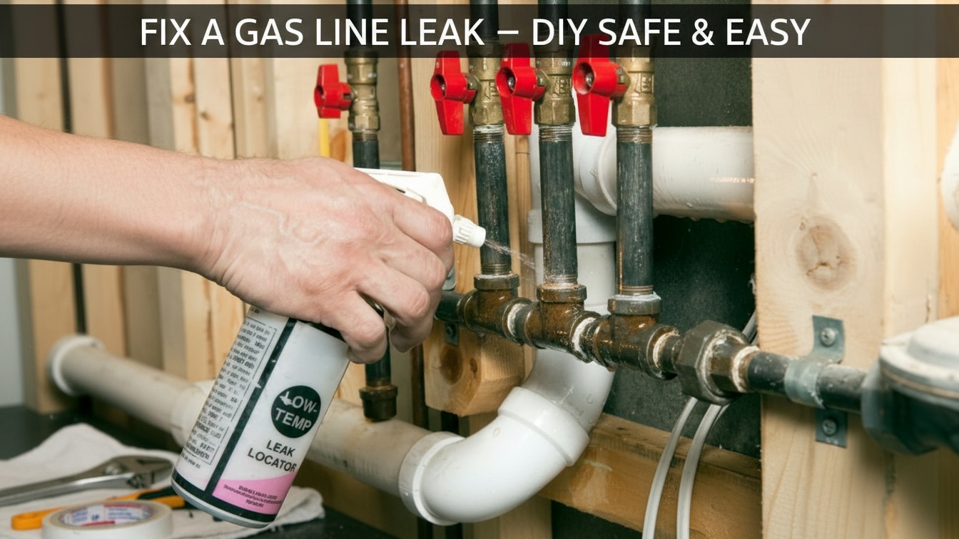 How to Fix a Gas Line Leak