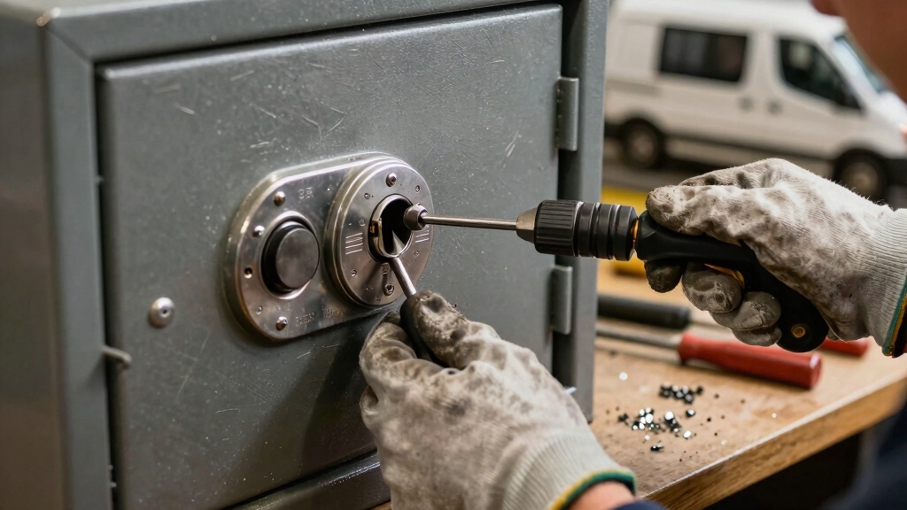 drilling used when locks fail