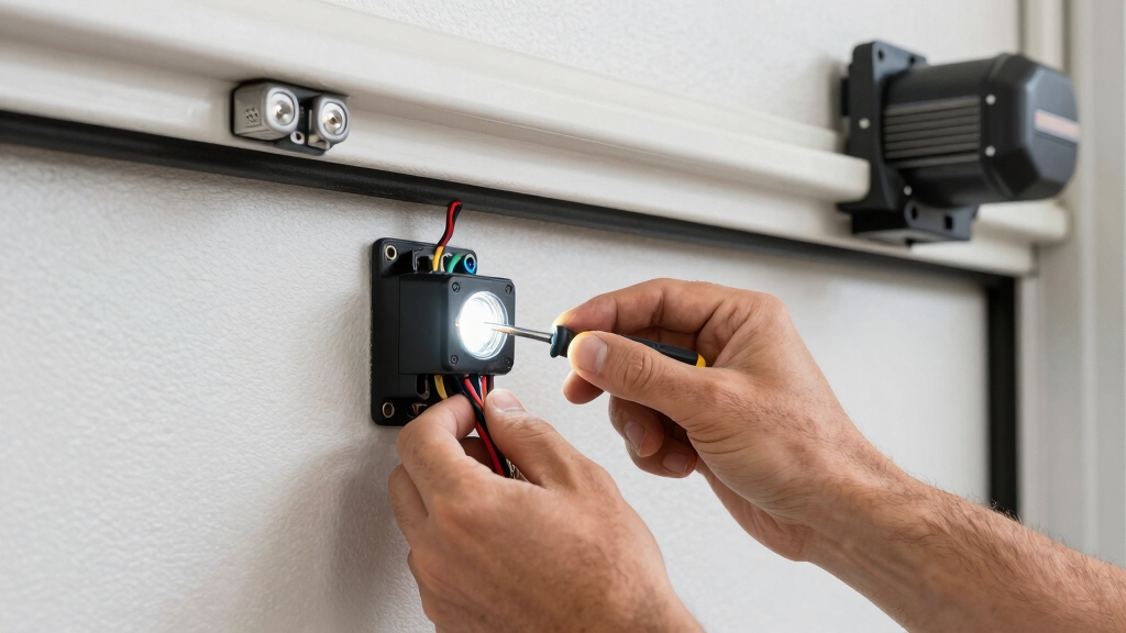 staple wires align sensors