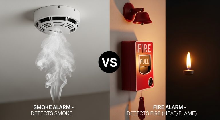 Difference Between Fire Alarm and Smoke Alarm