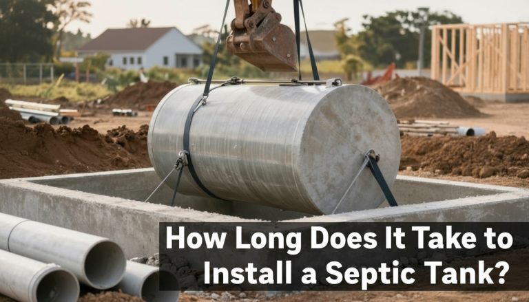 How Long Does It Take to Install a Septic Tank: Starts Strong