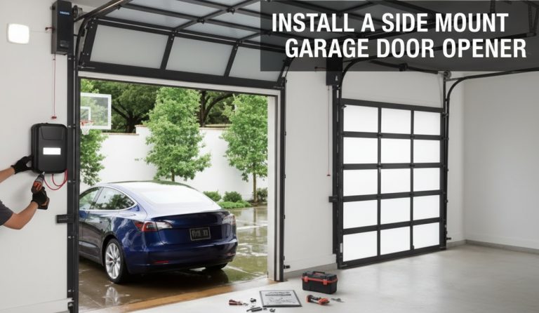 How to Install a Side Mount Garage Door Opener