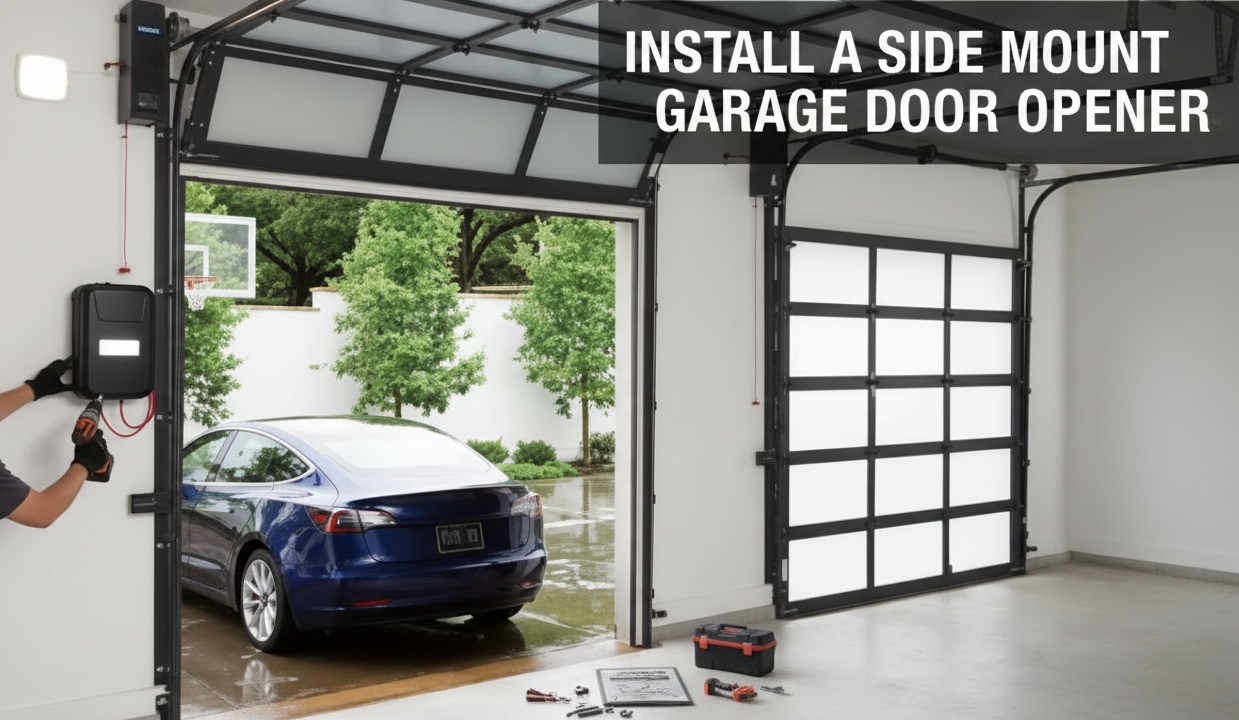 How to Install a Side Mount Garage Door Opener