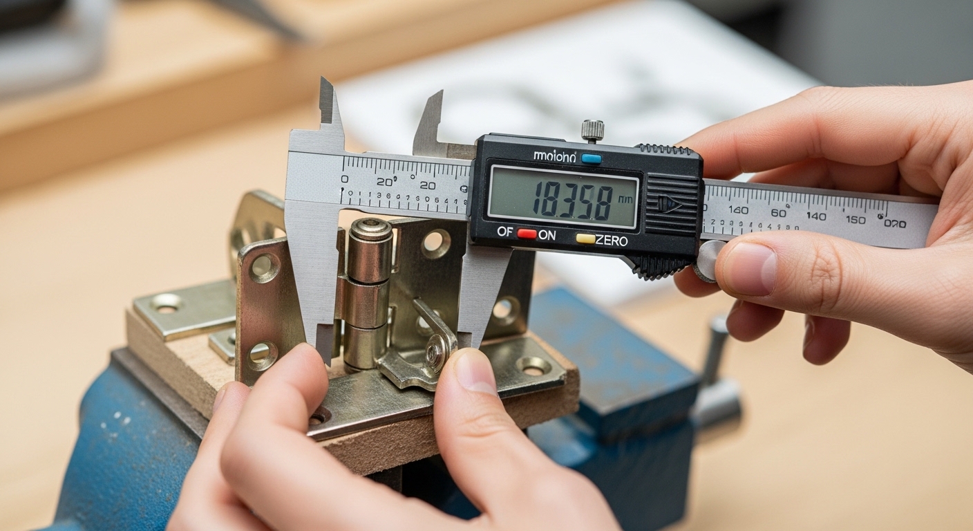 Measure a Door Hinge