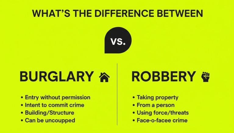 What's the Difference Between Burglary and Robbery