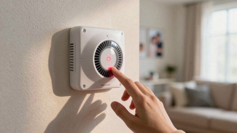 carbon monoxide alarm beeping