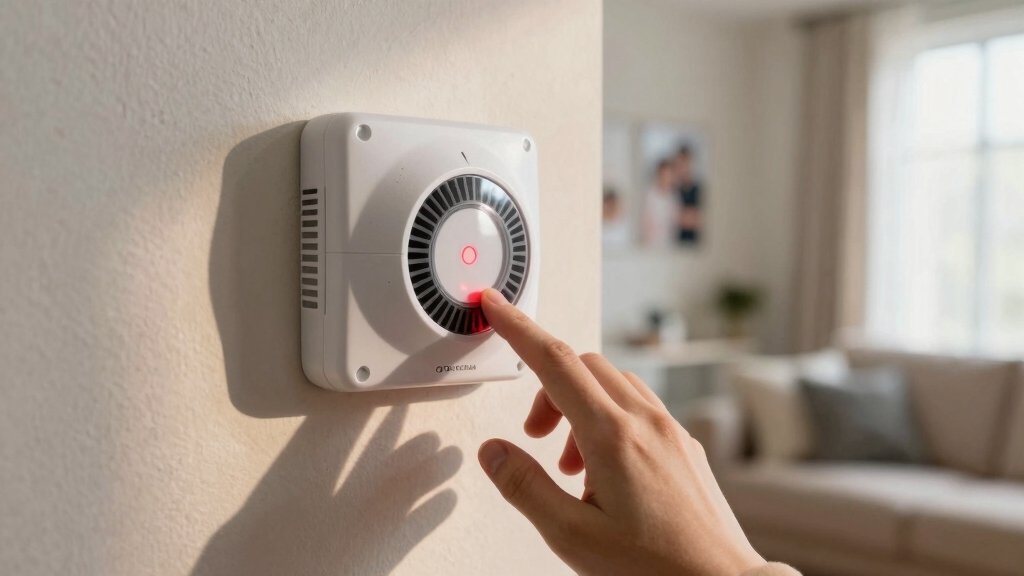 carbon monoxide alarm beeping