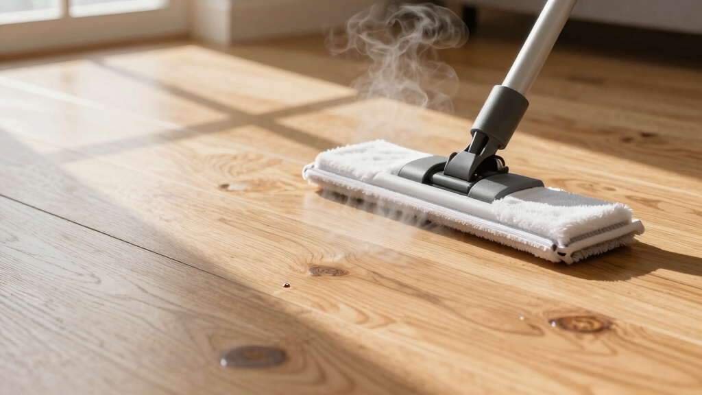 caution steam mops on wood