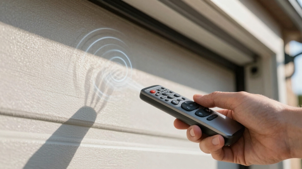 coded rf remote opener communication