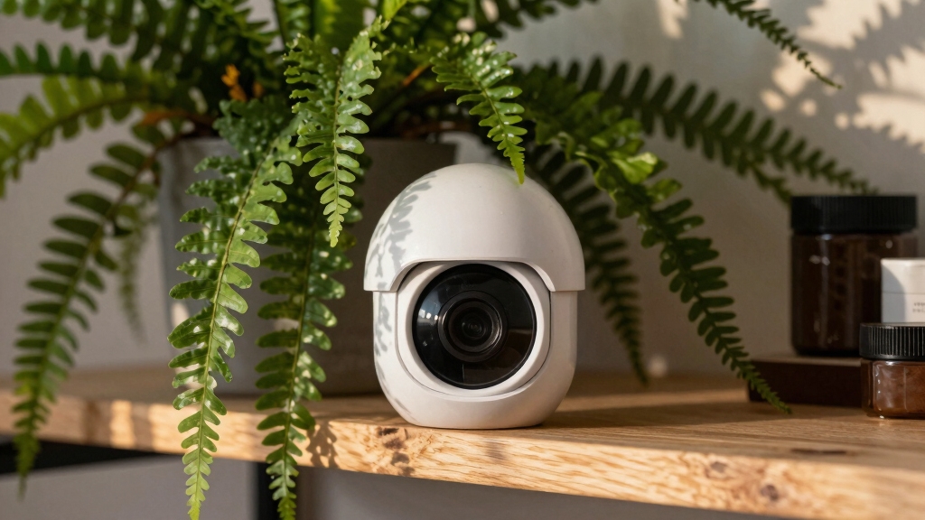 discreet high placed camera placement