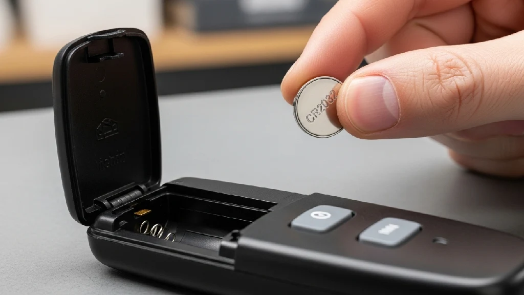 garage door remote battery