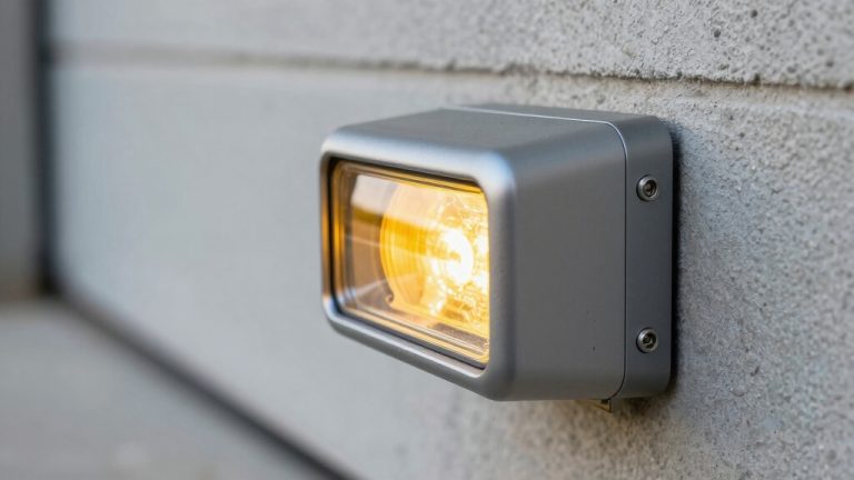 garage door sensor yellow