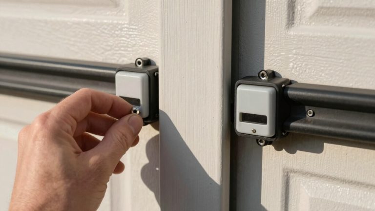 reset garage door sensor