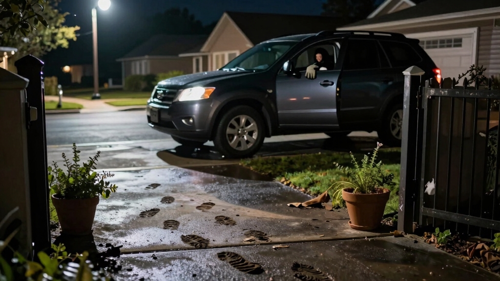 unfamiliar vehicles and loiterers