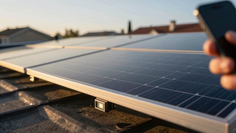 check solar panel output