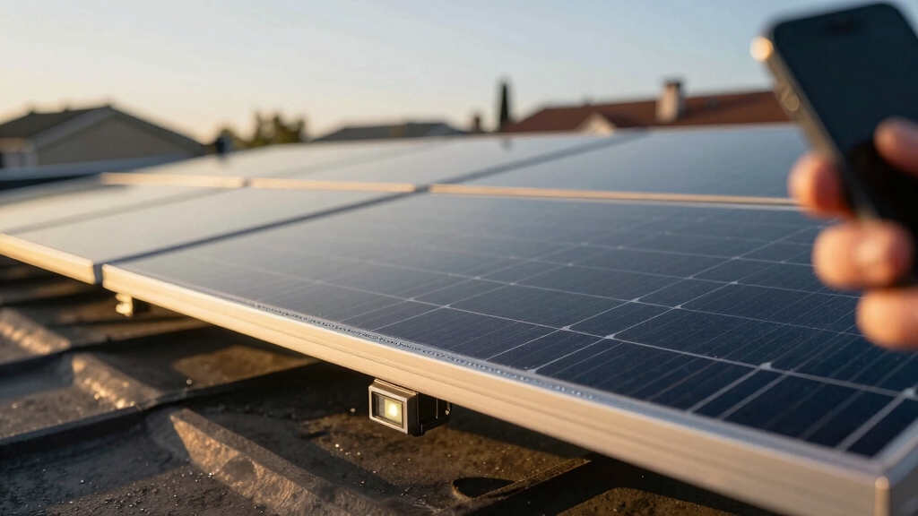 check solar panel output