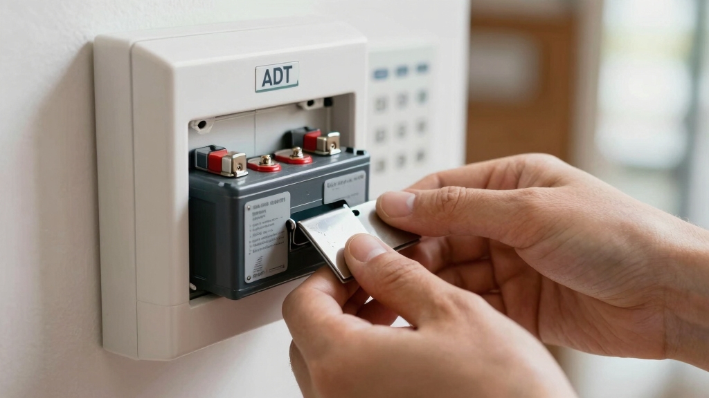 replace adt alarm battery