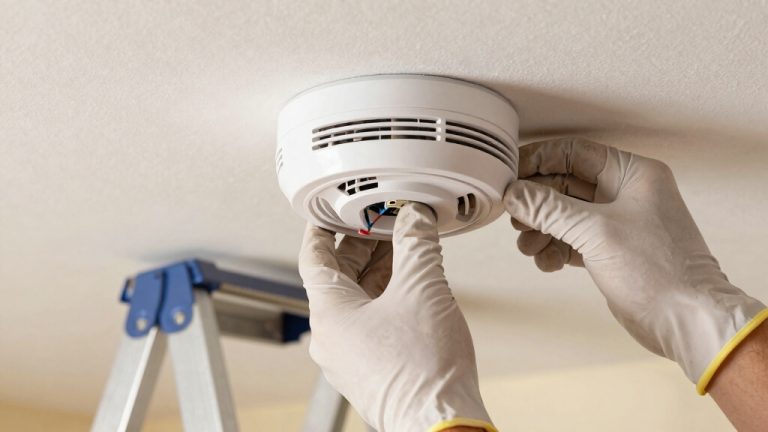 replacing a home smoke detector