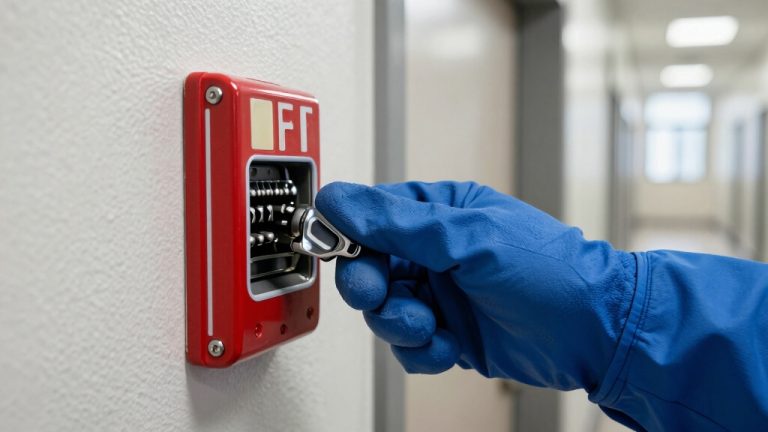 resetting fire alarm pull station