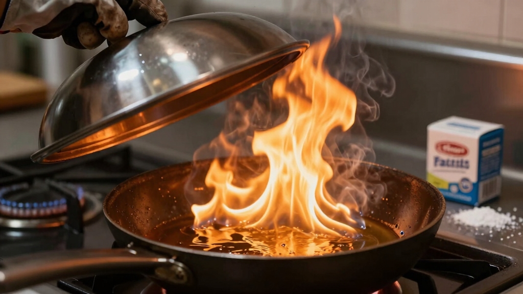 smother flames stop oxygen