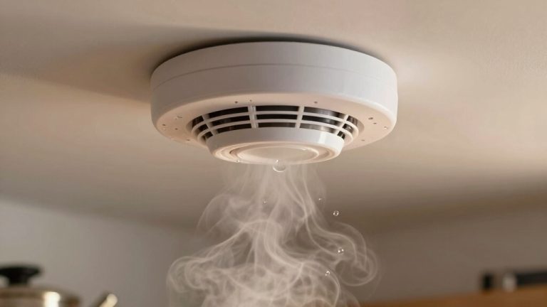 steam mimics smoke triggering detectors