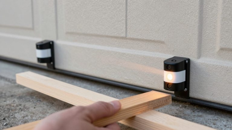 test garage door sensors