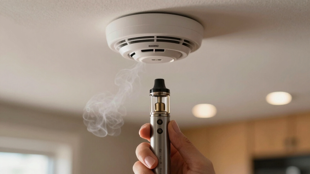 vape smoke triggers alarm