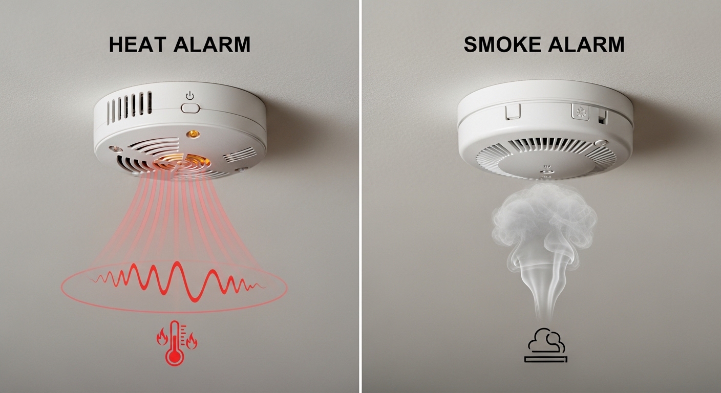 Heat Alarm vs Smoke Alarm