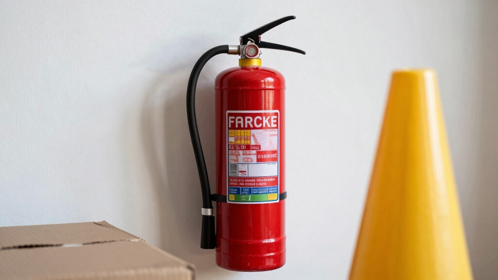 do not block extinguisher