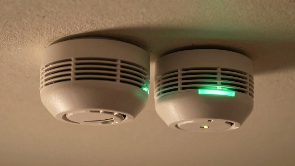flashing green indicates low battery
