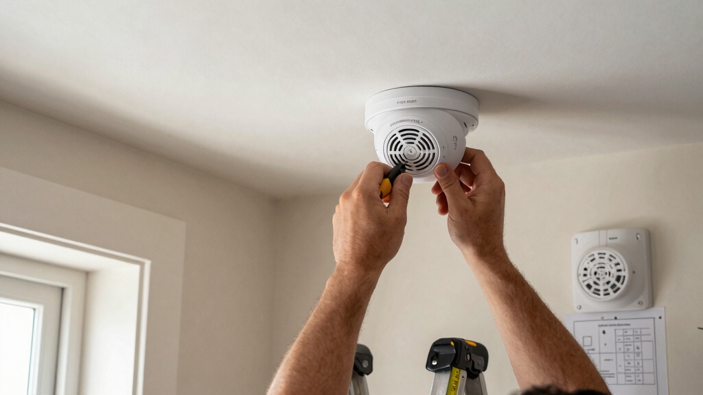install alarms every floor