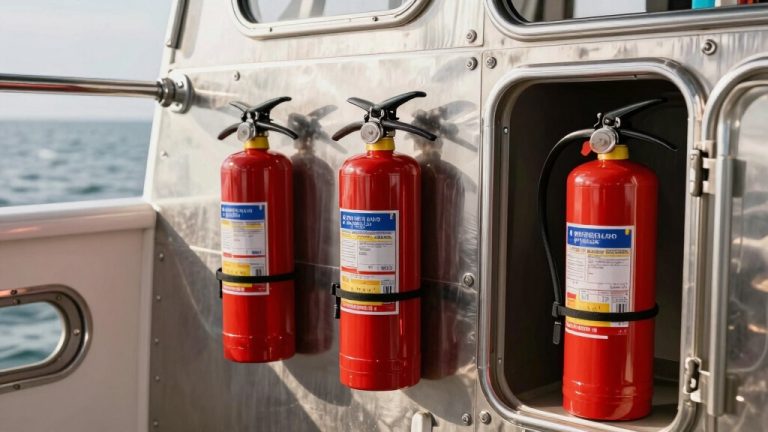 near helm and engine compartments