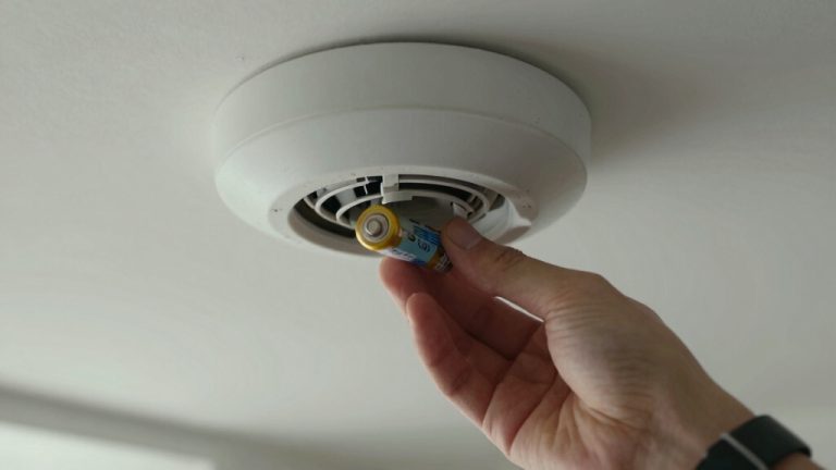 smoke detector battery replacement indicators