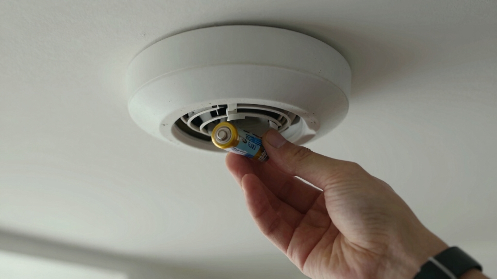 smoke detector battery replacement indicators