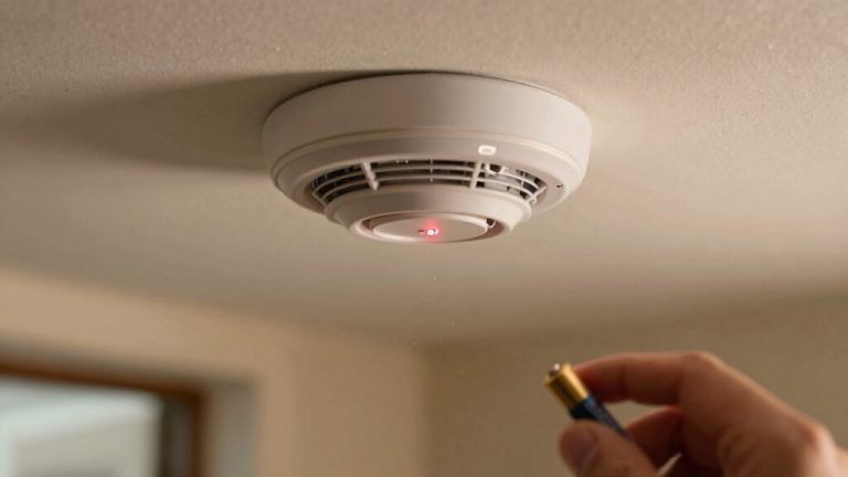 smoke detector low battery chirp