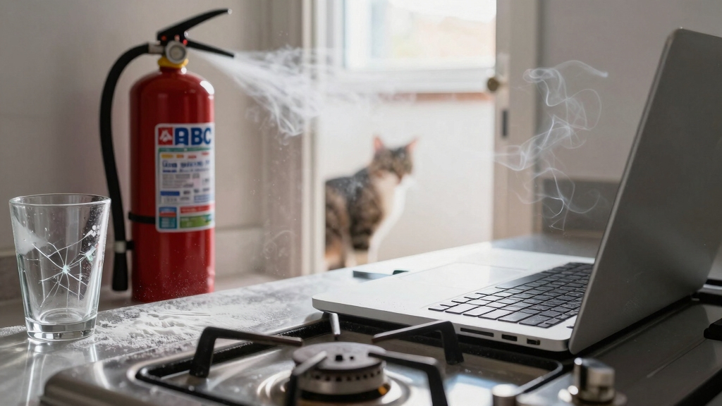 avoid abc powder in confined spaces