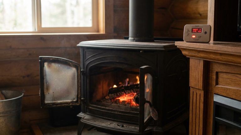 can you get carbon monoxide poisoning from wood burning stove