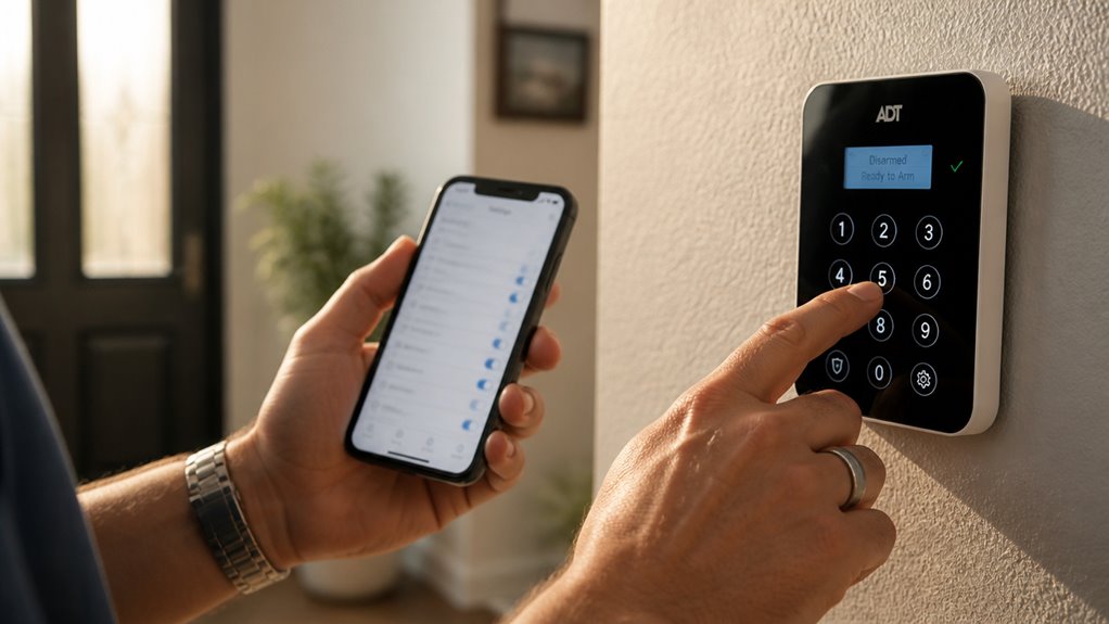 change adt alarm code