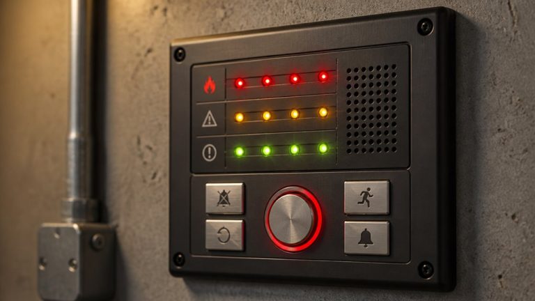 fire alarm status display
