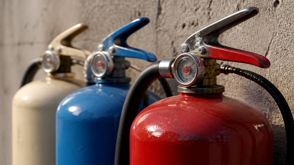 fire extinguishers color coded