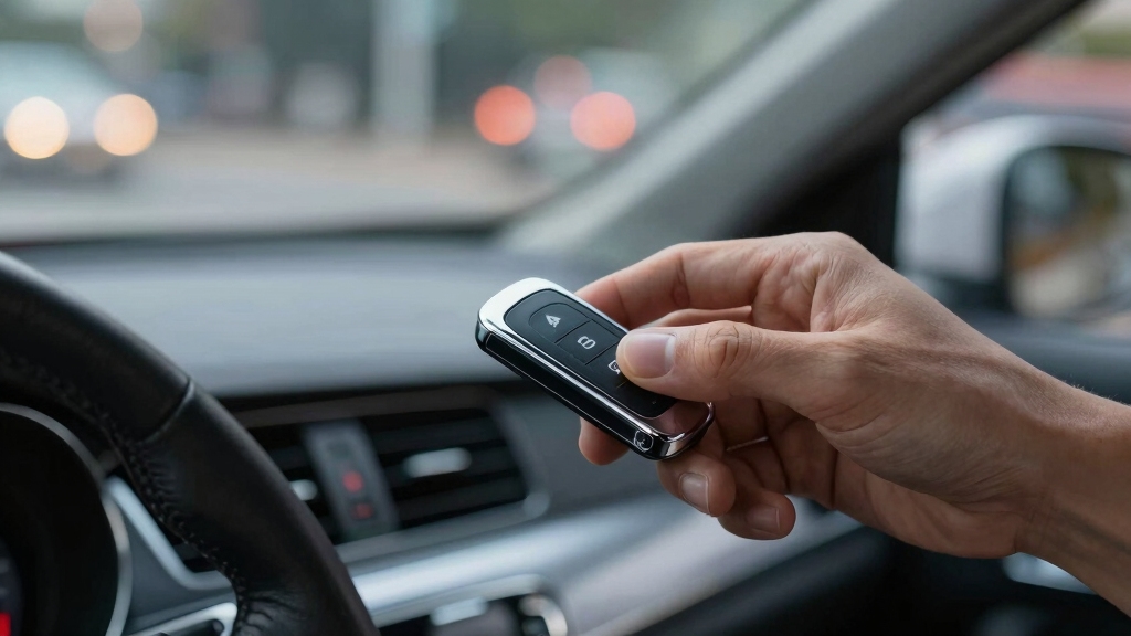 press key fob disarm button