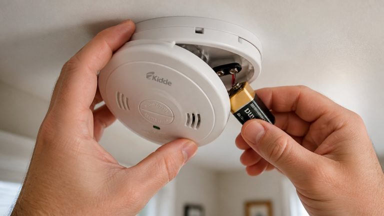 replace kidde smoke detector 9v