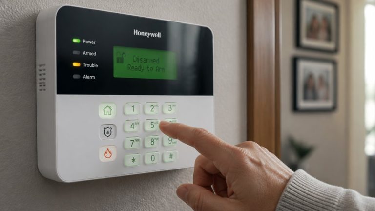reset honeywell alarm system
