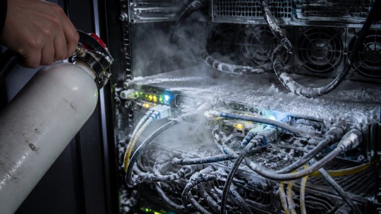water based extinguishers damage electronics
