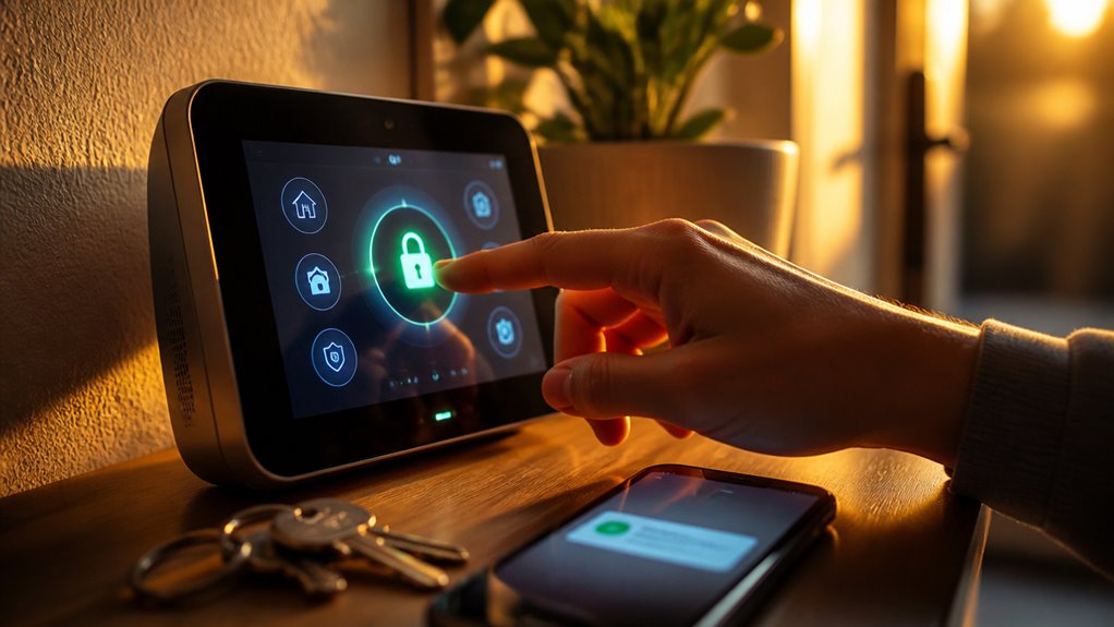 configuring a home security system