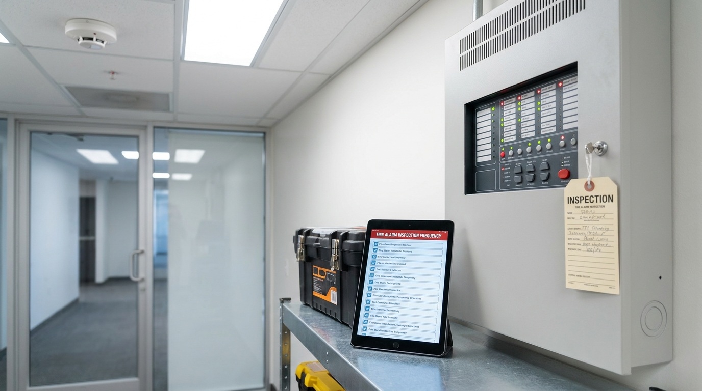 how often should fire alarms be inspected