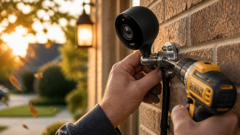 install nest cam outdoor